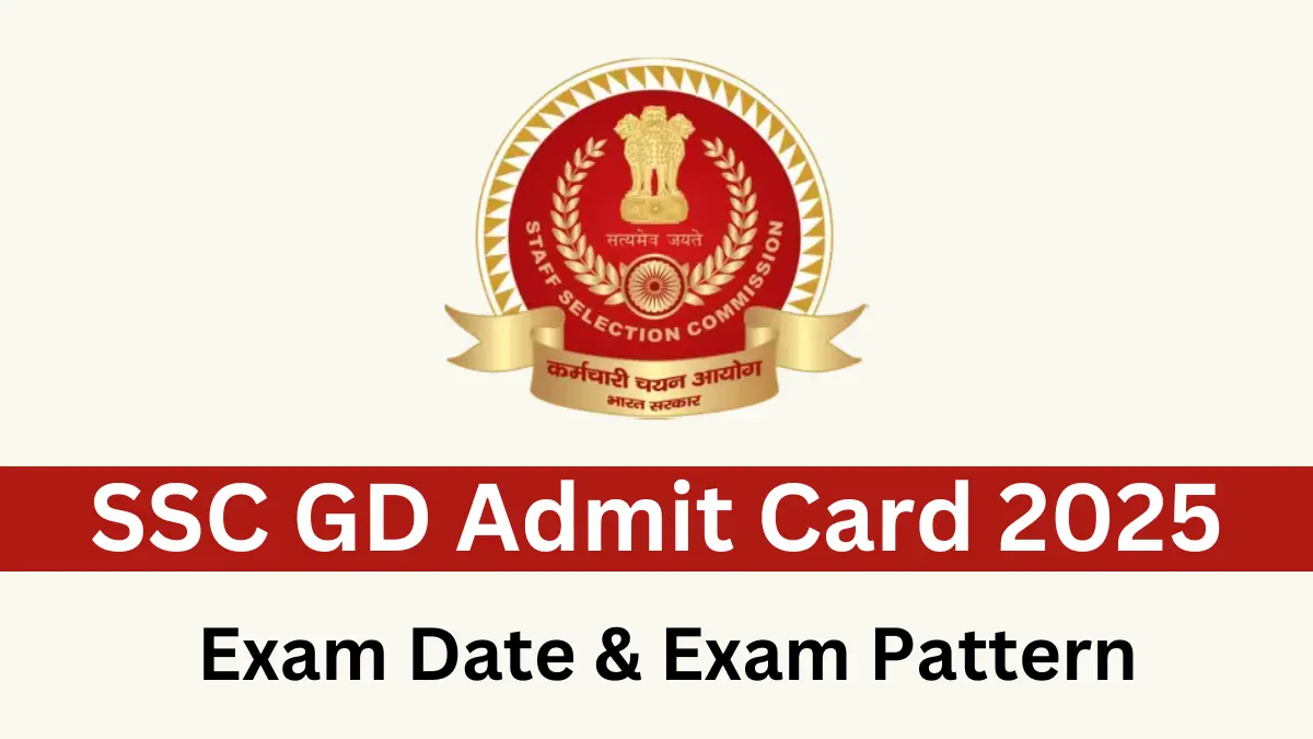 Ssc Gd Constable admit card